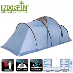 Шестиместная палатка Norfin Moss 6